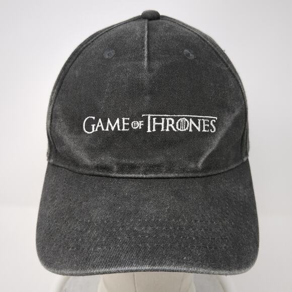 Game Of Thrones Slideback Baseball Cap Gray One Size Adjustable Embroidered - Picture 2 of 9